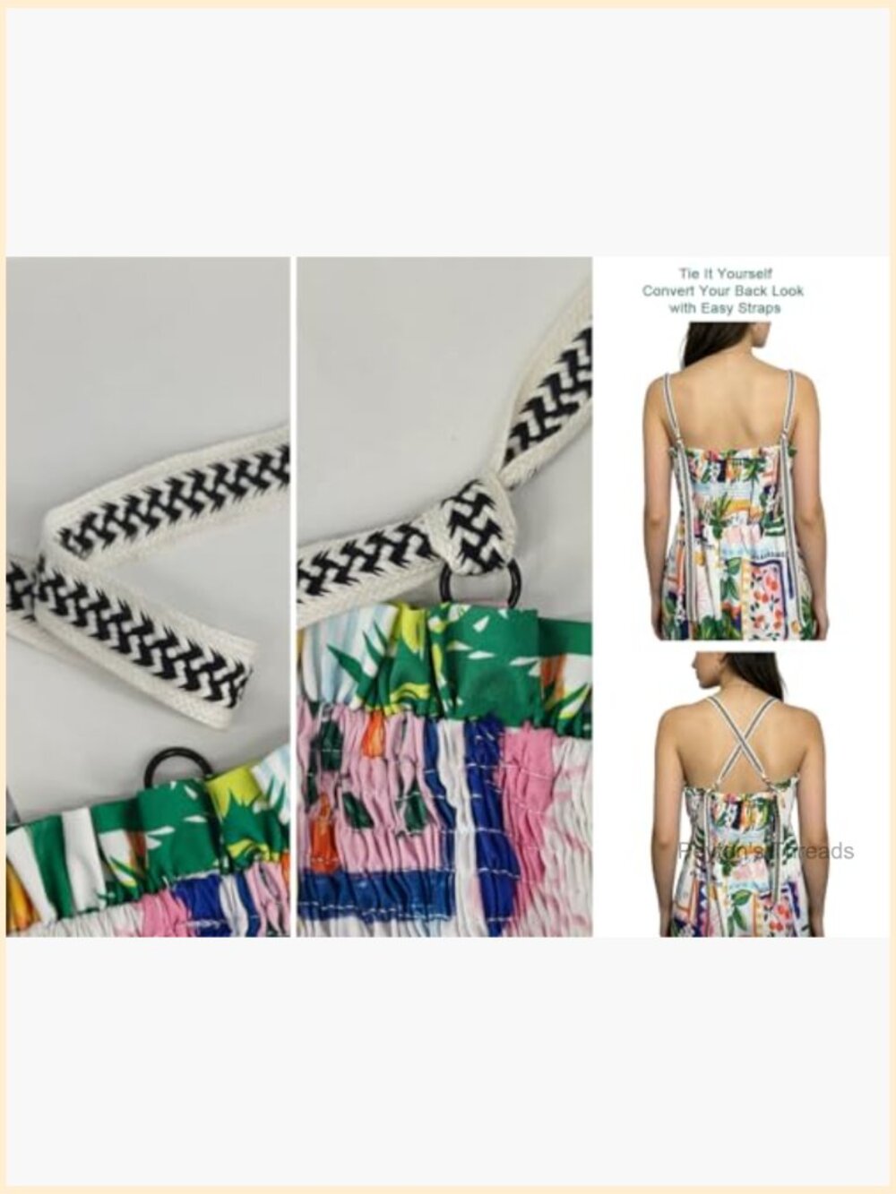 Spaghetti Strap Maxi Dress Sleeveless Ruffle Beach Flowy Long Dress Boho Summer - Picture 7 of 7